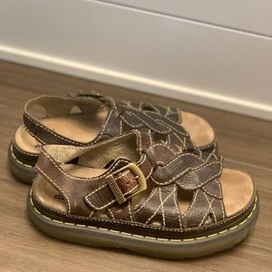 Women’s Authentic Dr. Martens Brown Sandals